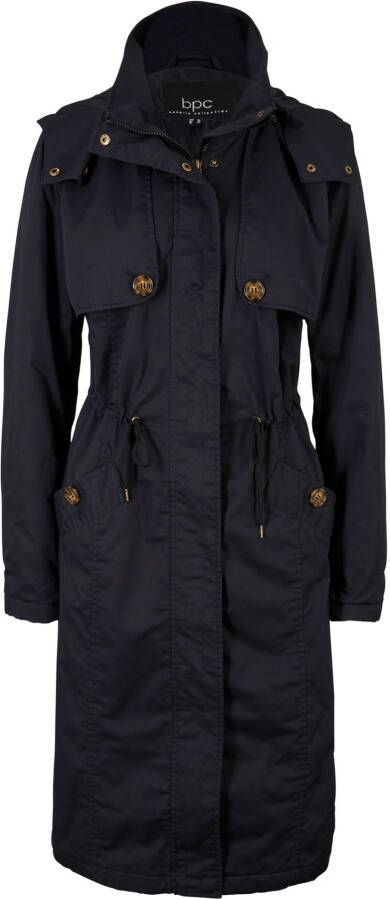bonprix Lange trenchcoat met capuchon