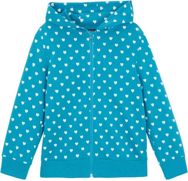 bonprix Meisjes sweatvest met capuchon