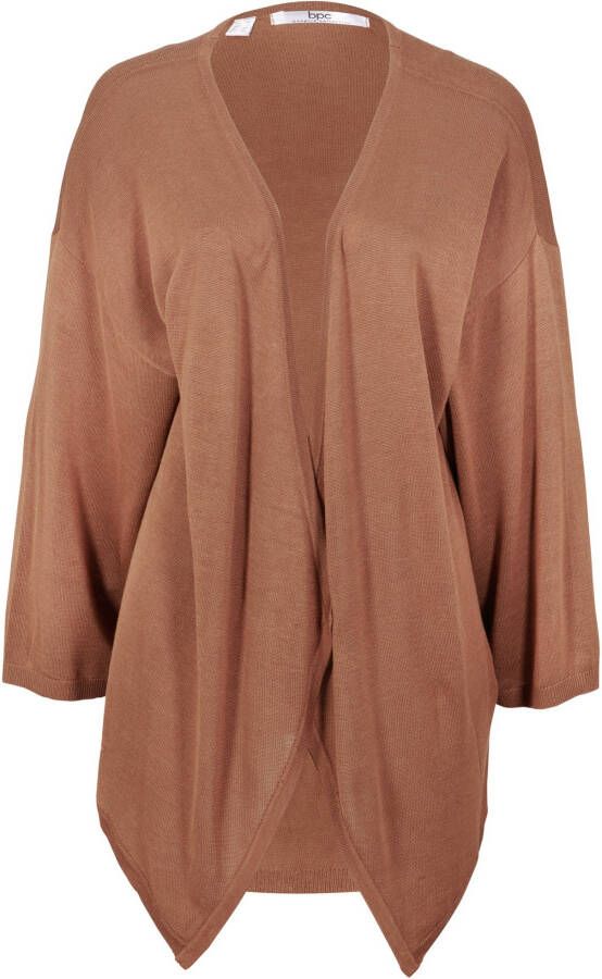 bonprix Opengedragen vest met wijde 7/8 mouwen