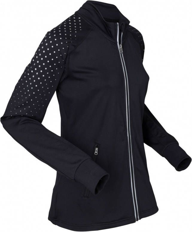 bpc bonprix collection Thermo sweatvest met reflecterende print, zwart