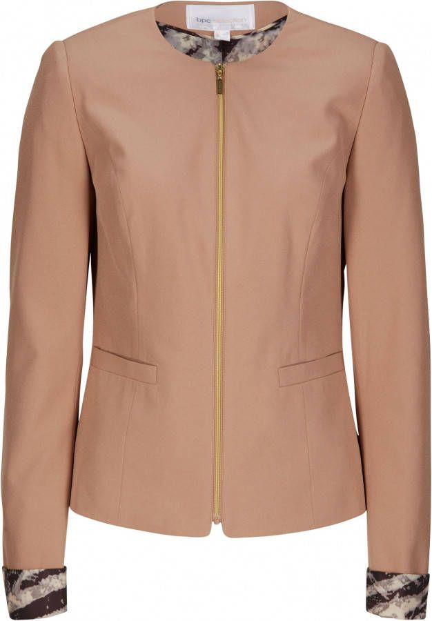 bpc selection Blazer, camel, 92% polyester, 8% elastan