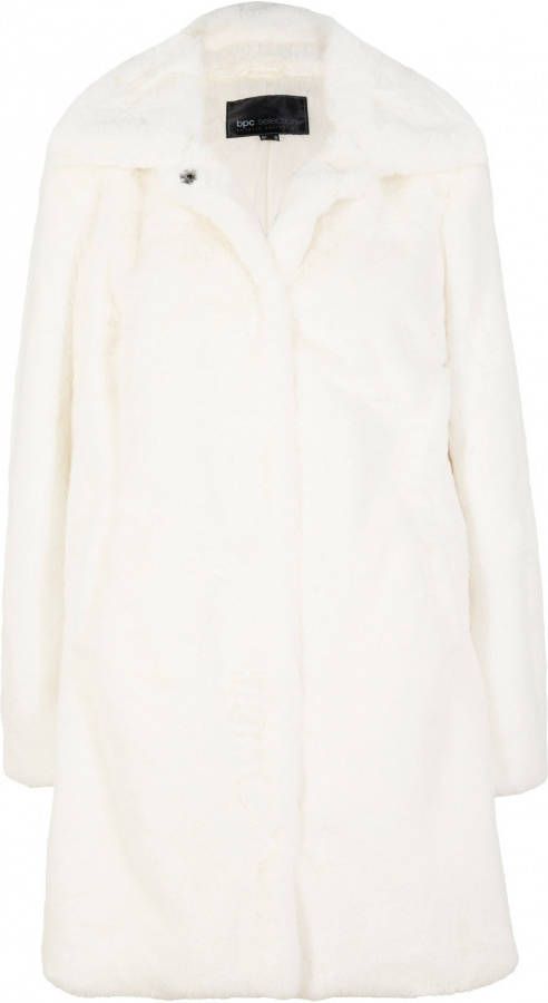 bonprix Comfortabele, lange jas van teddy