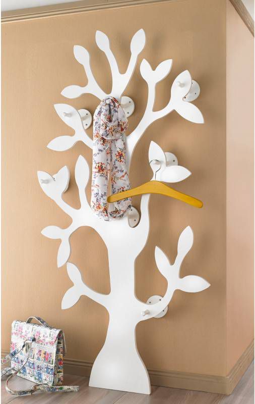 bpc living bonprix collection Garderobe Boom, wit, MDF