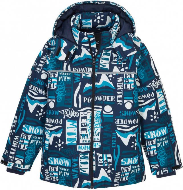 bonprix Jongens graffiti ski jas, waterdicht en winddicht