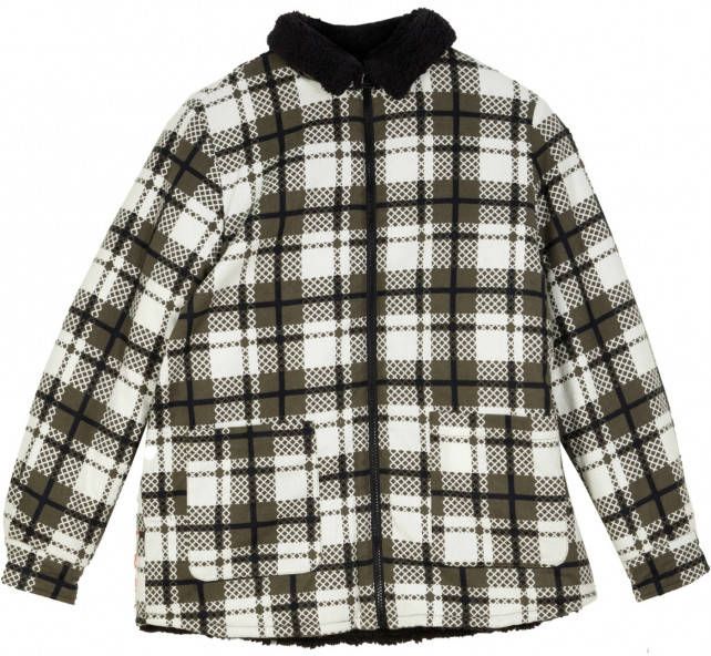 bonprix Jongens heerlijk zachte, reversibel jas, geruit