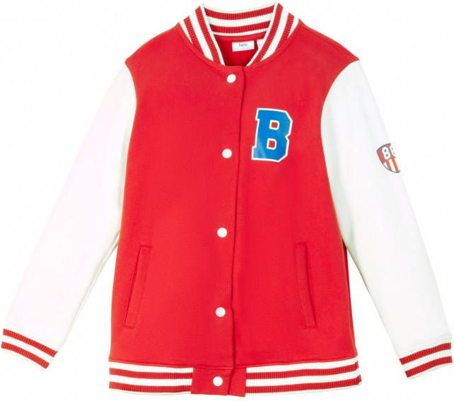 bonprix Kinderen sweatvest in college look