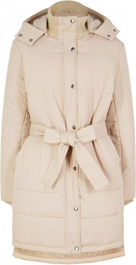 bonprix Korte coat met stiksels en ceintuur