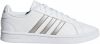 Witte adidas Sneakers Grand Court Zilveren Strepen online kopen