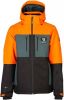 Brunotti ski jack Aracin oranje/groen/zwart online kopen