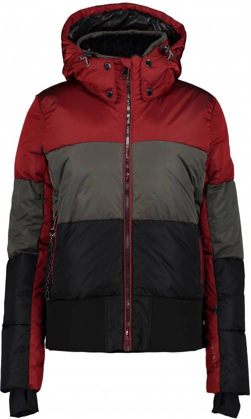 Luhta ski jack Ekholm rood/grijs/zwart