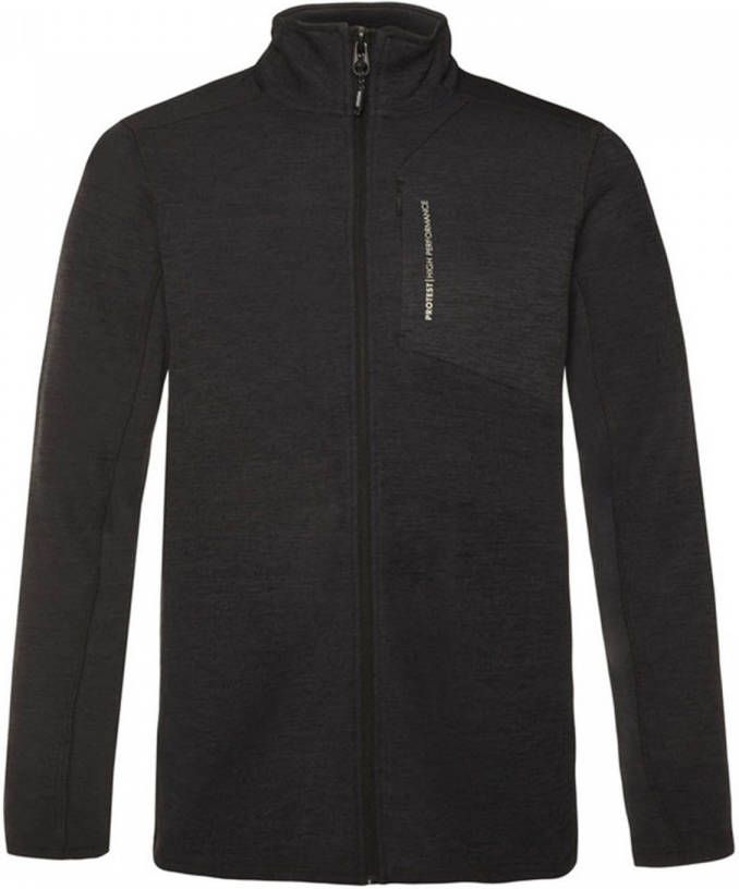 Protest Prtkaraoke Full Zip Top Fleecevest Zwart