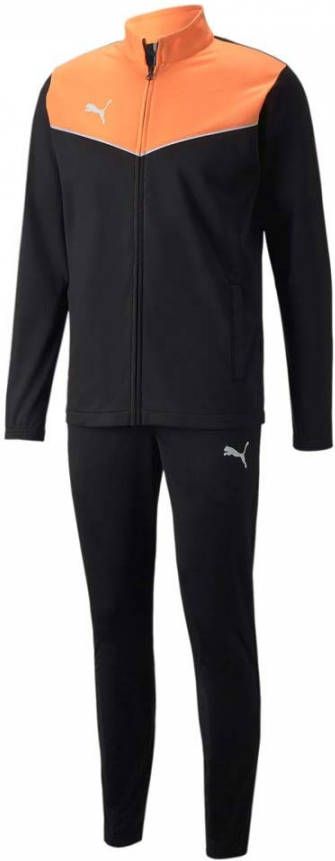 Puma Senior trainingspak zwart/oranje