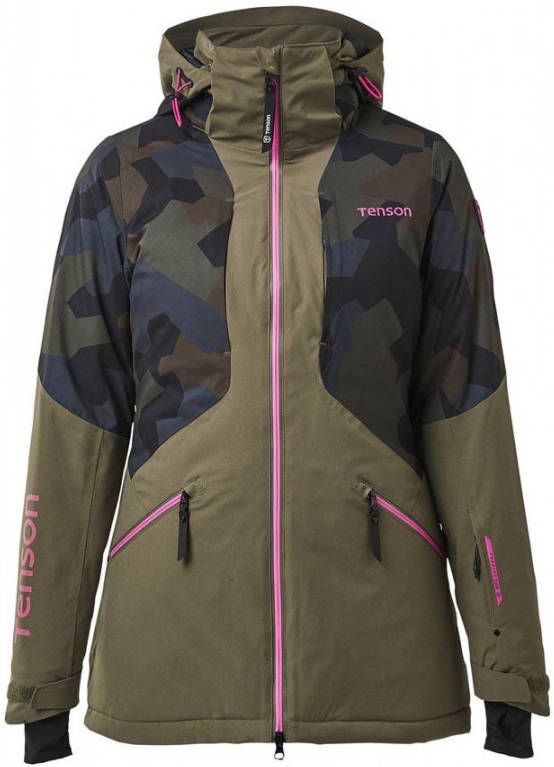 Tenson Blizza Jas Dames Donkergroen