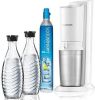 Sodastream Crystal White toestel incl. 2 glazen karaffen en 60L CO2 cilinder Waterkan Zwart online kopen