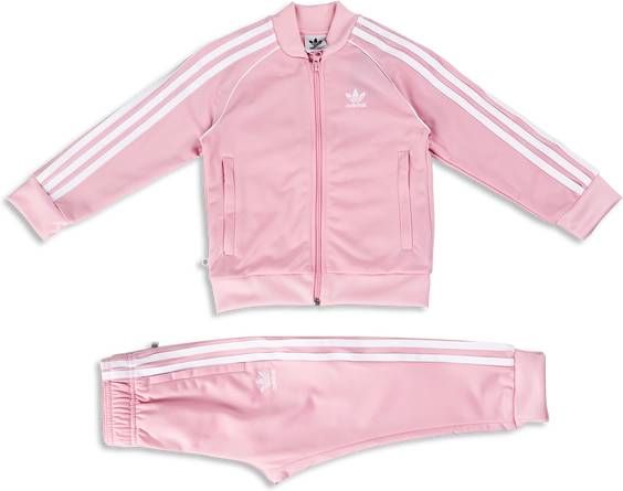 Adidas Originals Superstar Adicolor trainingspak lichtroze/wit