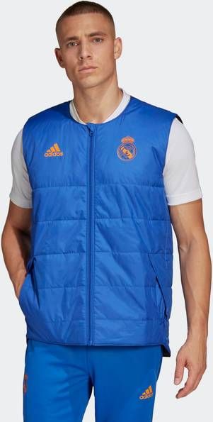 adidas Real Madrid Dubbelzijdig Vest Padded Donkerblauw/Zwart