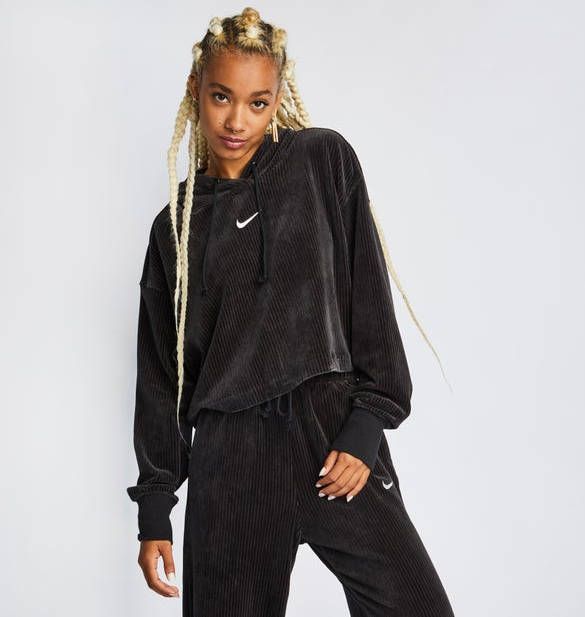 Nike Hoodies & Sweatvesten Zwart Dames