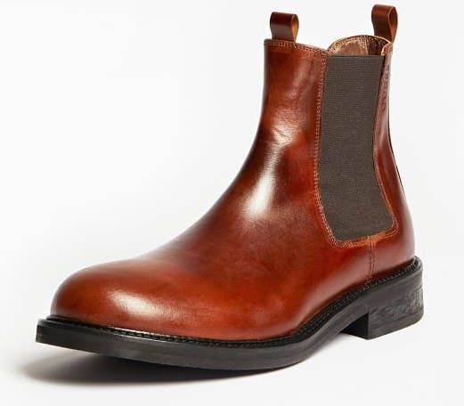 Guess Arco Chelsea Laarsjes In Echt Leder