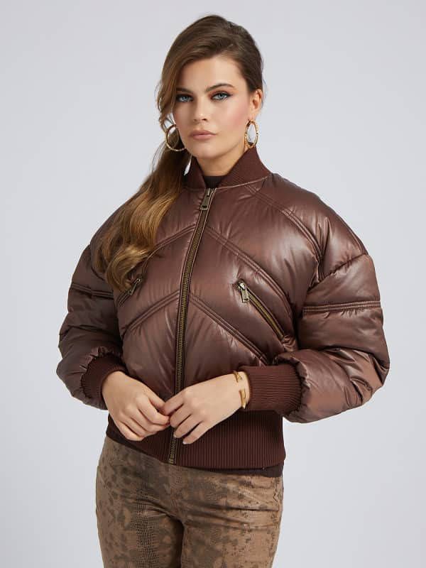 Guess Bomberjack In Kunstleer