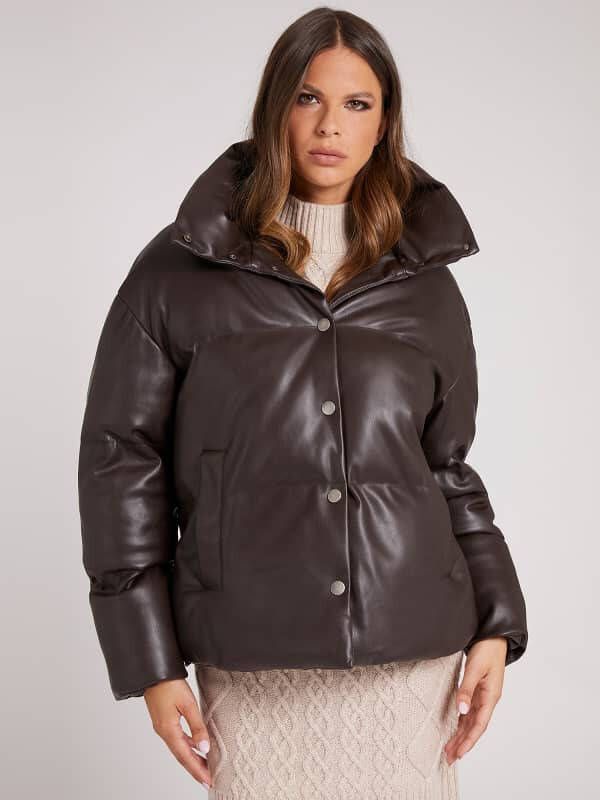 Guess Gewatteerde Jas Imitatieleer