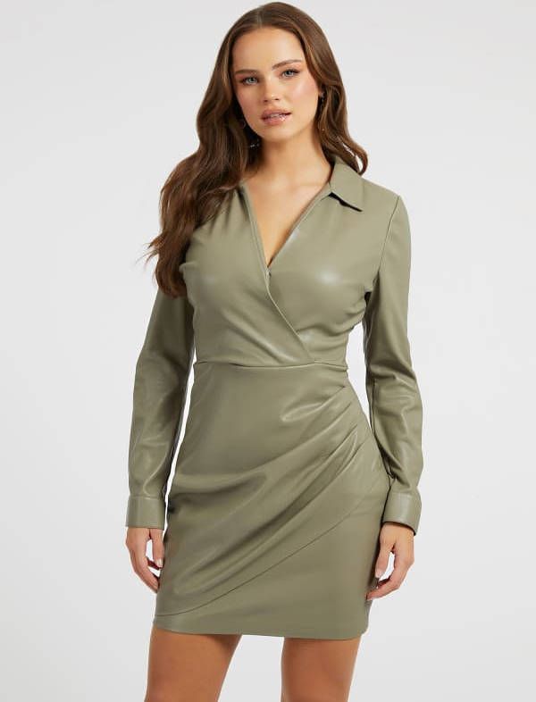 Guess Jurk In Nep Leer