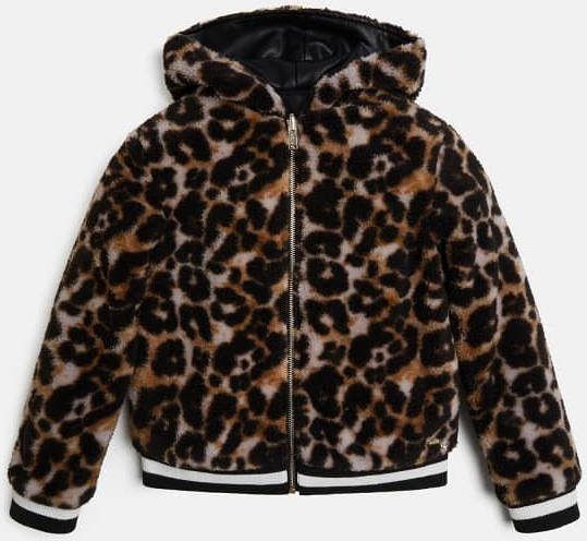 Guess Kids Omkeerbaar Bomberjack Imitatie Bont