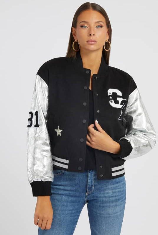 Guess Zip throughts sweatshirt , Zwart, Dames