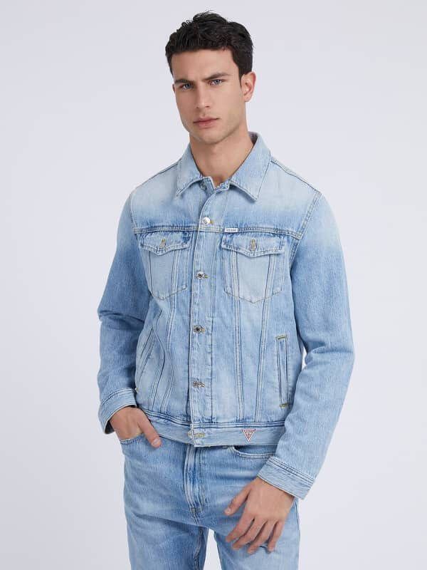 Guess Spijkerjack Met Pasvorm Regular