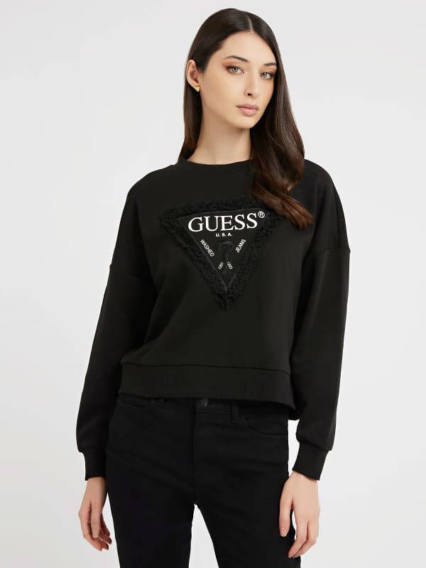 Guess Hoodies & Sweatvesten Zwart Dames