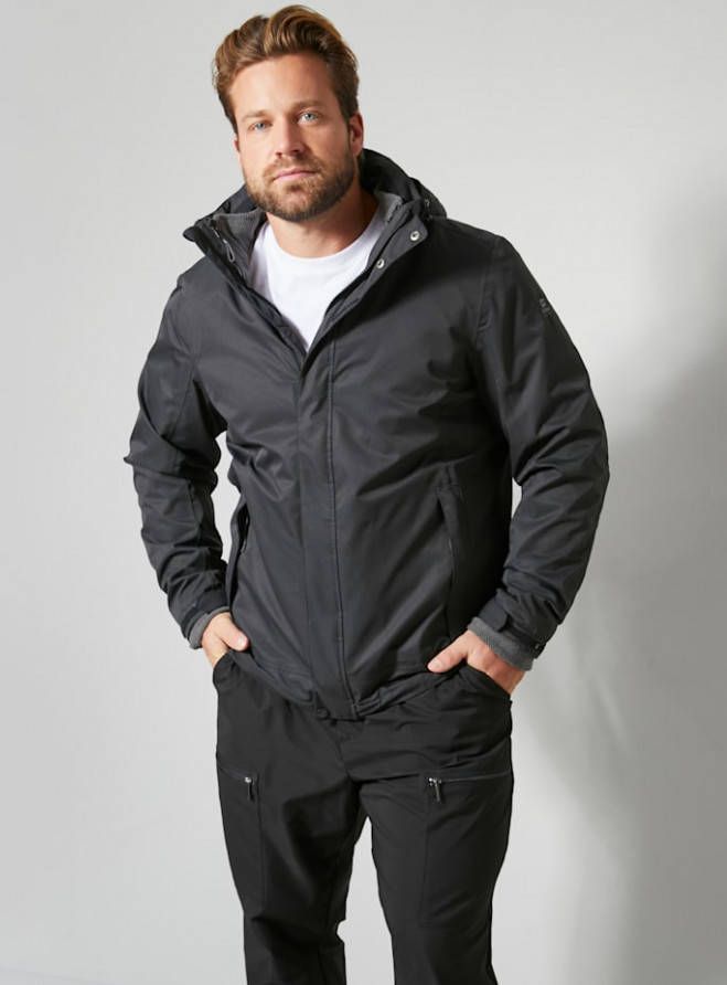 Killtec Outdoorjas met afneembare capuchon Zwart