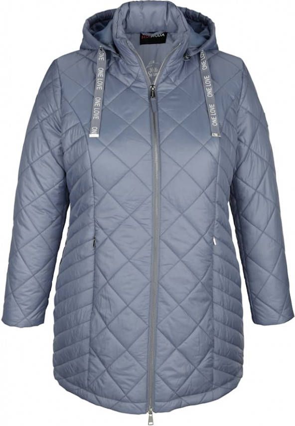 MIAMODA Jas met stiksels Hemelsblauw