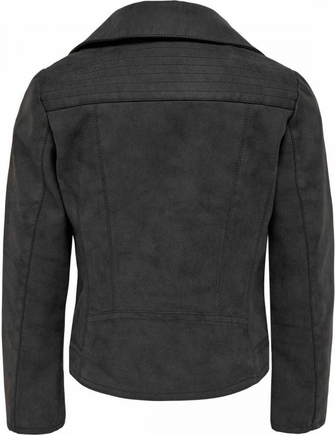 Only ! Meisjes Jasje -- Antraciet Polyurethaan/viscose/polyesther