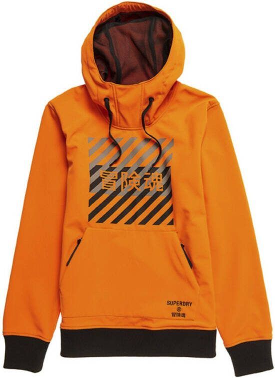 Super Dry Snow Tech Hood softshell winterjas heren