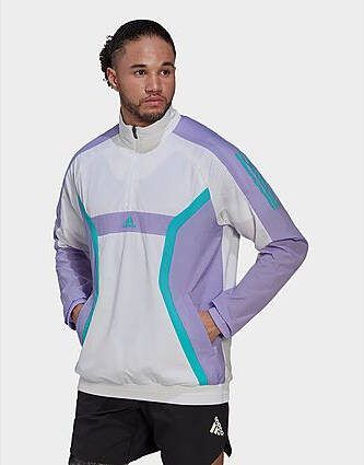 Adidas Training Sweater White/Light Purple Heren