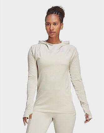 Adidas X City Knit Running Sweatshirt Aluminium/Beam Orange Dames
