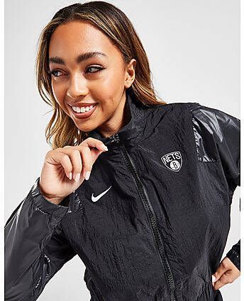 Nike Brooklyn Nets Courtside Licht NBA damesjack Black/Black Dames