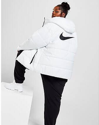 Nike Sportswear Therma FIT Repel Damesjack(Plus Size) White/White/Black/Black Dames