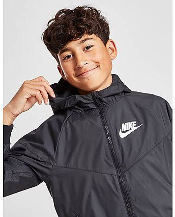 Nike Windrunner Jas Junior Black/Black/Black/White Kind