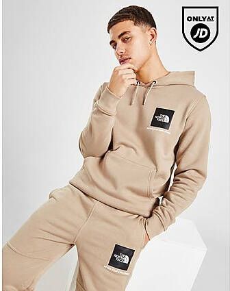 The North Face Fine Box Hoodie Heren Brown Heren