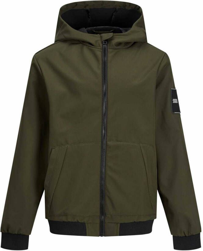 jack & jones ! Jongens Zomerjas -- Donkergroen Polyester