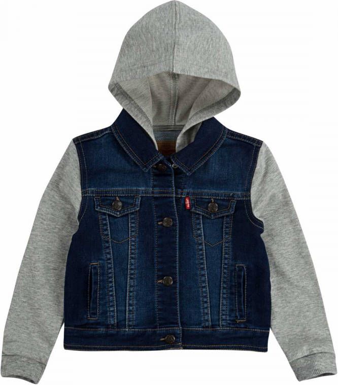 Levis Levi's®, Kids Boys Sweat Sleeve Hooded Denim Jacket