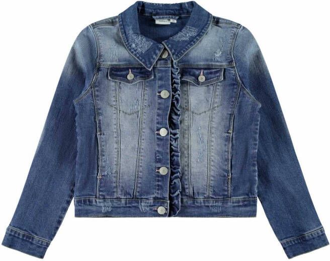 Name it ! Meisjes Spijkerjas Maat 134 Denim Jeans