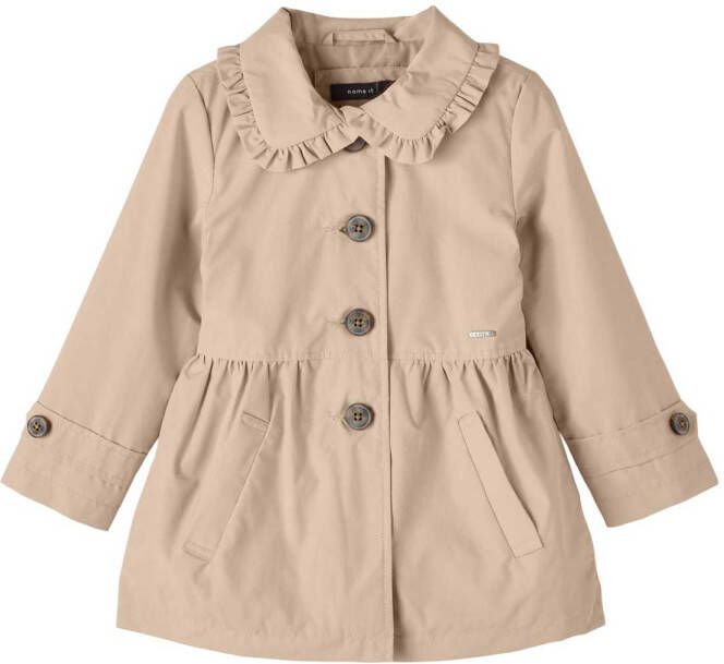 name it ! Meisjes Zomerjas -- Zand Katoen/polyester