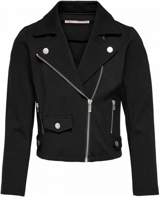 Kids Only ! Meisjes Jasje Maat 128 Zwart Viscose/elasthan