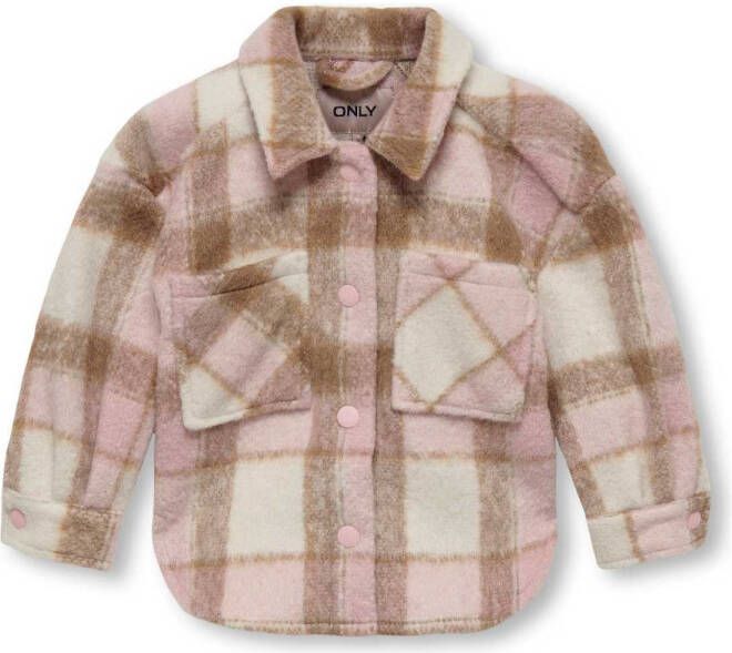 Only ! Meisjes Shacket -- Diverse Kleuren Polyester/acryl/viscose/wol