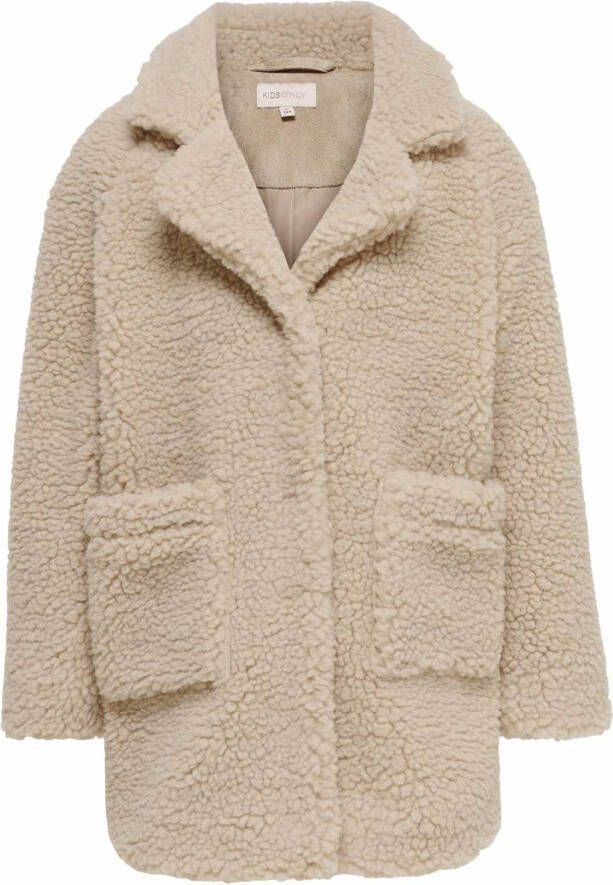 KIDS ONLY Lange jas van imitatiebont KOGNEWAURELIA SHERPA COAT OTW