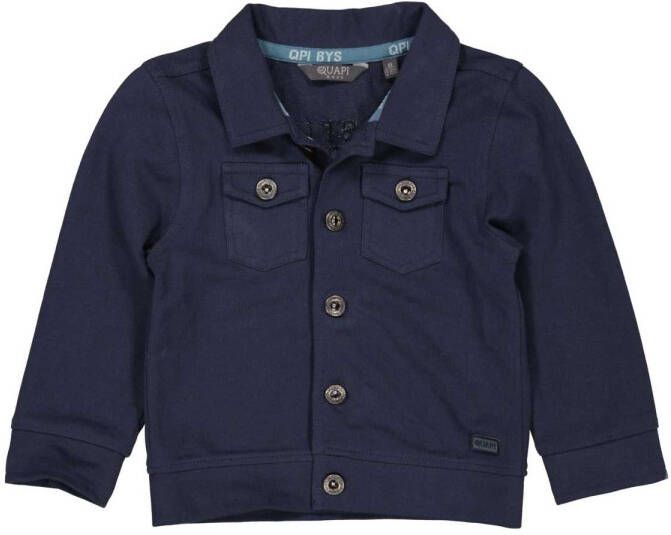 Quapi ! Jongens Jasje -- Donkerblauw Katoen/elasthan