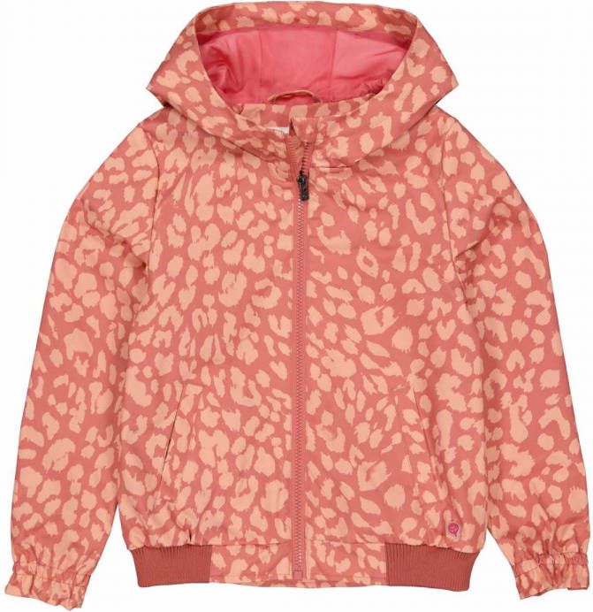 Quapi Girls zomerjas Maud met panterprint koraalroze