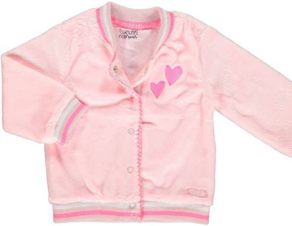 Quapi ! Meisjes Vest -- Roze Katoen/polyester/elasthan