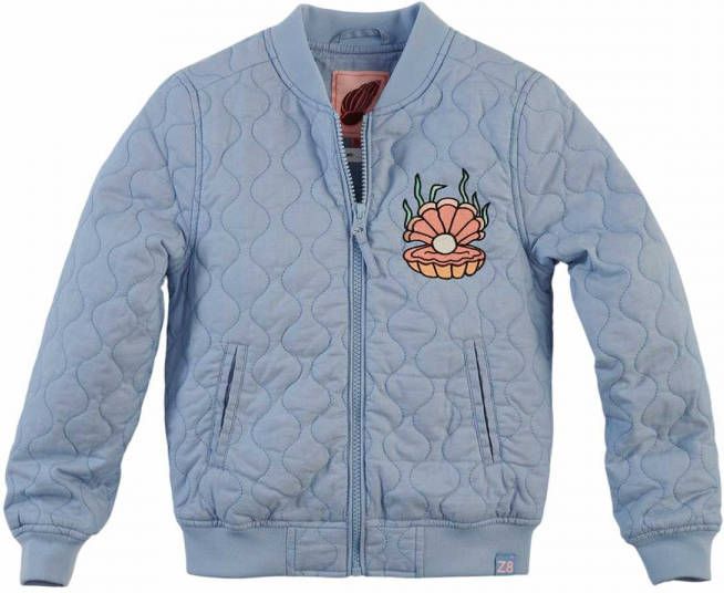 Z8 ! Meisjes Jas -- Blauw Katoen/polyester